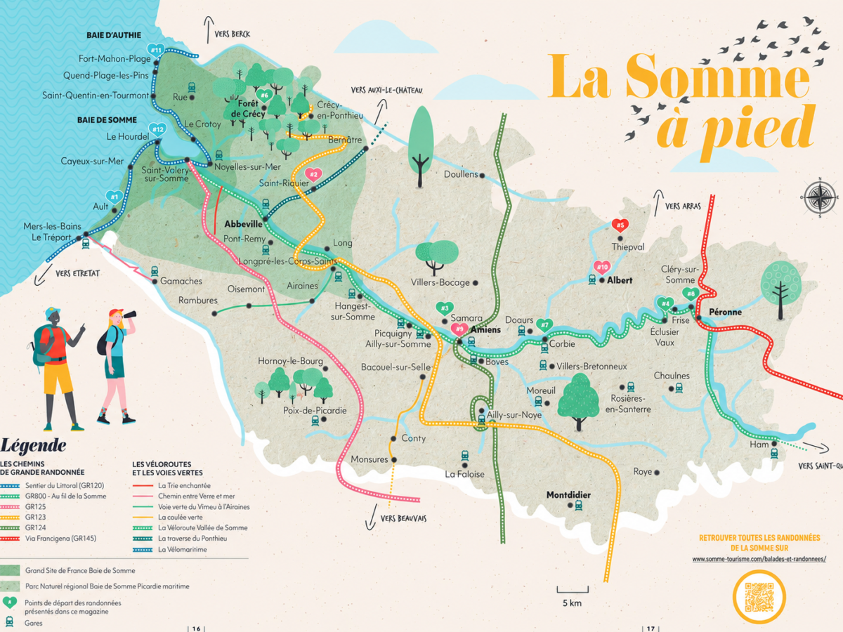 La Somme à pied